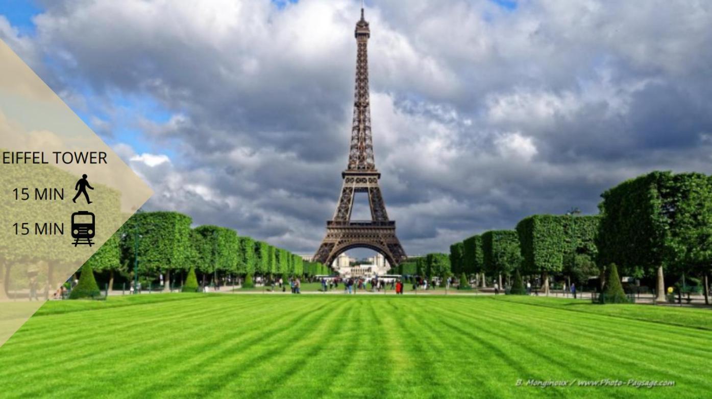 Tour Eiffel/Luxury Apartment N°6 Paryż Zewnętrze zdjęcie